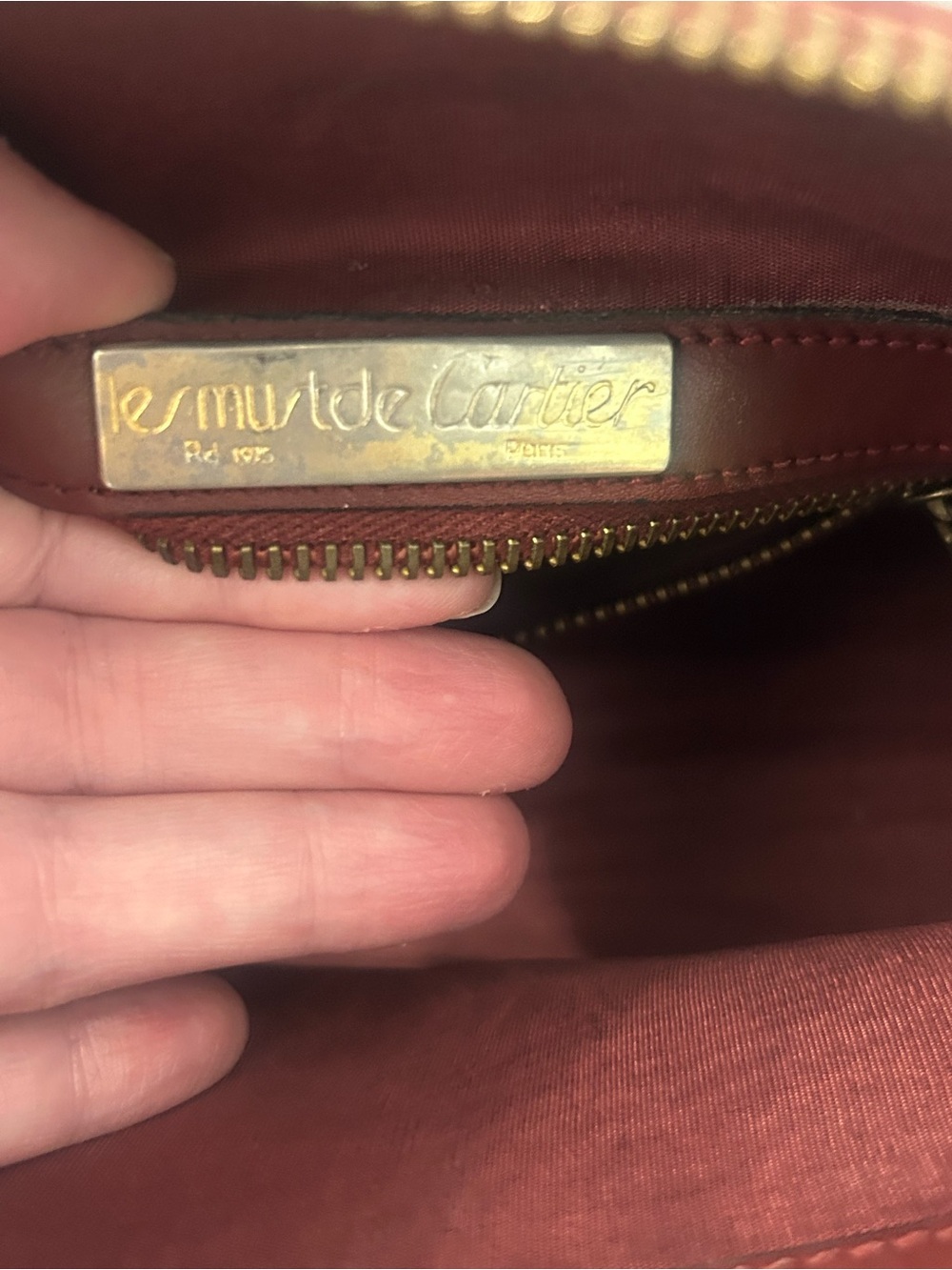 Cartier Leather Boston Bag - Picture 11 of 11